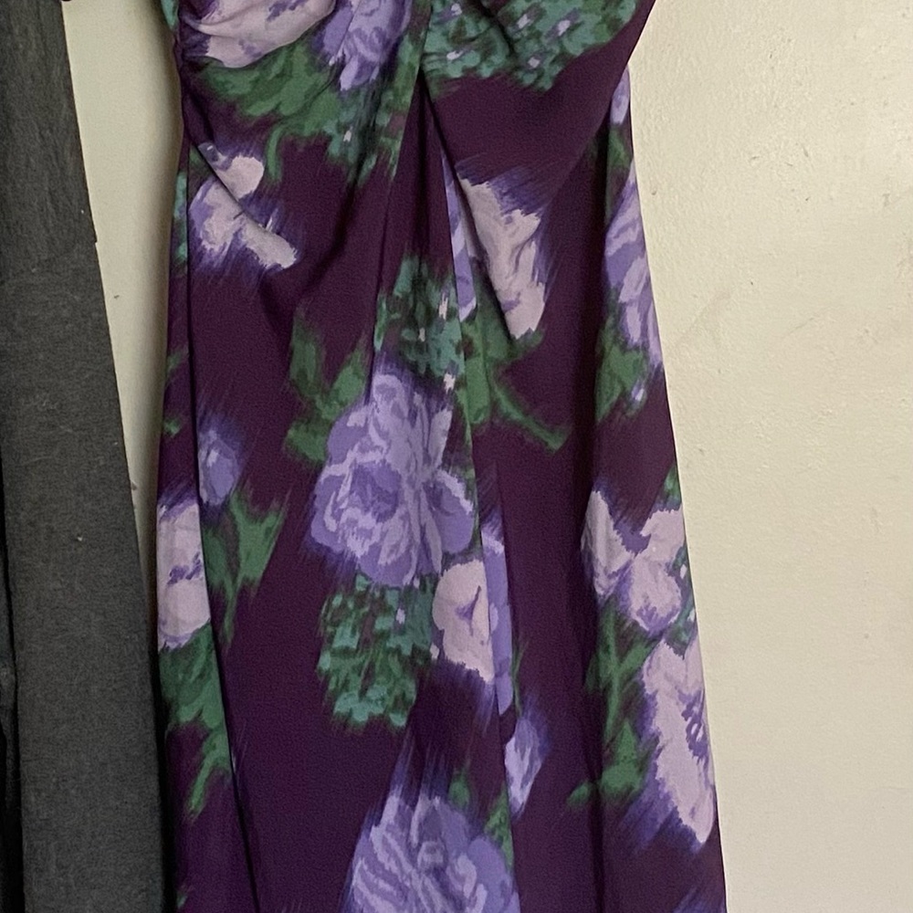 a new day Purple Floral Maxi Dress